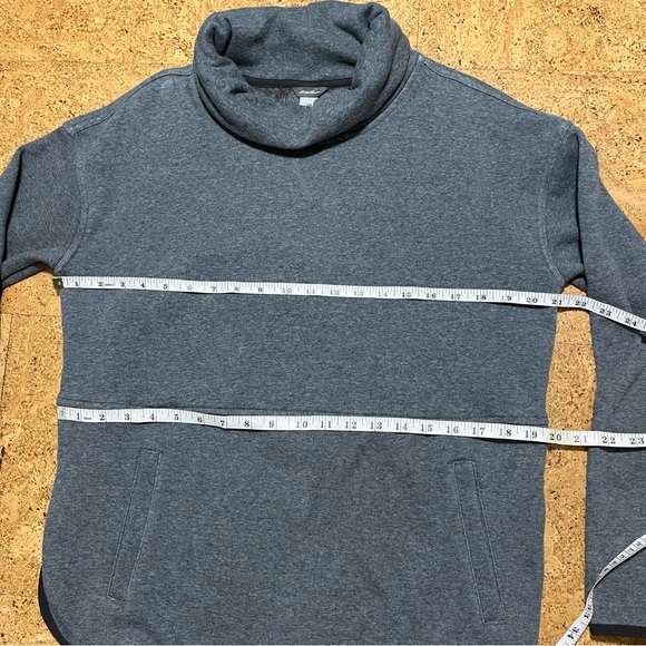 Eddie Bauer Northern Light Plush Funnel Neck Sweatshirt Sz S - Picture 15 of 16